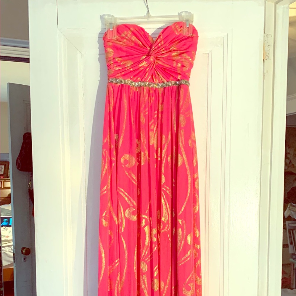 Pink gown